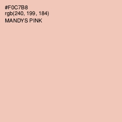 #F0C7B8 - Mandys Pink Color Image